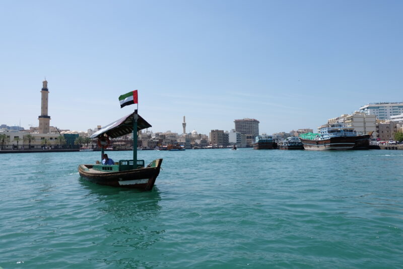 an abra crossing dubai creek