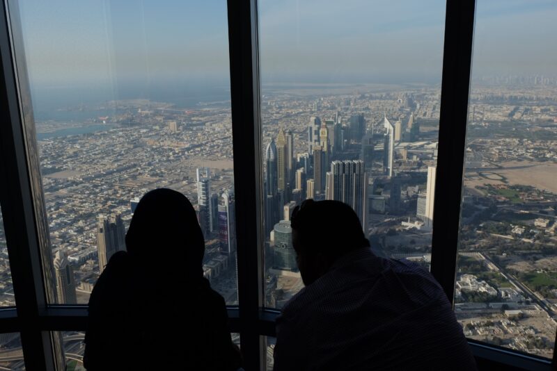 The view from at the top, Burj Khalifa, Dubai