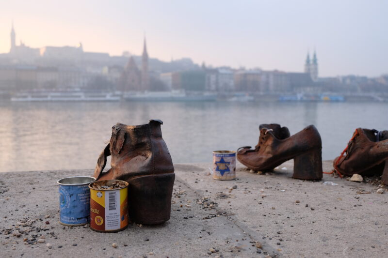 Shoes on the danube memorial budapest