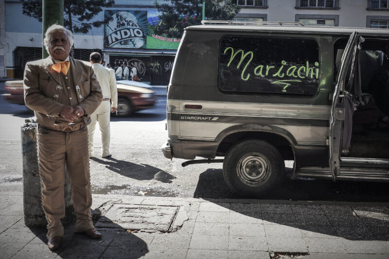 Mariachi man in Plaza Garibaldi, Mexico City