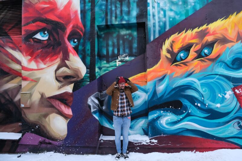 Graffiti in Vilnius, Lithuania
