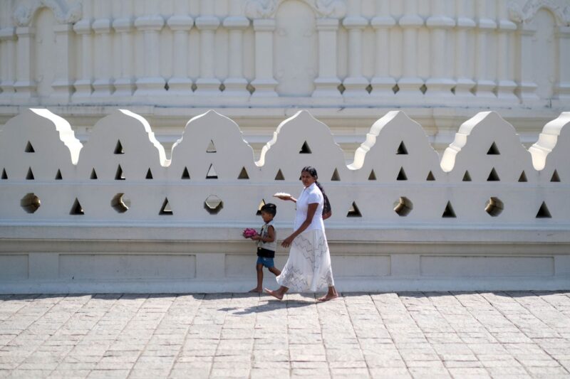 temple of the tooth in Kandy, Sri Lanka