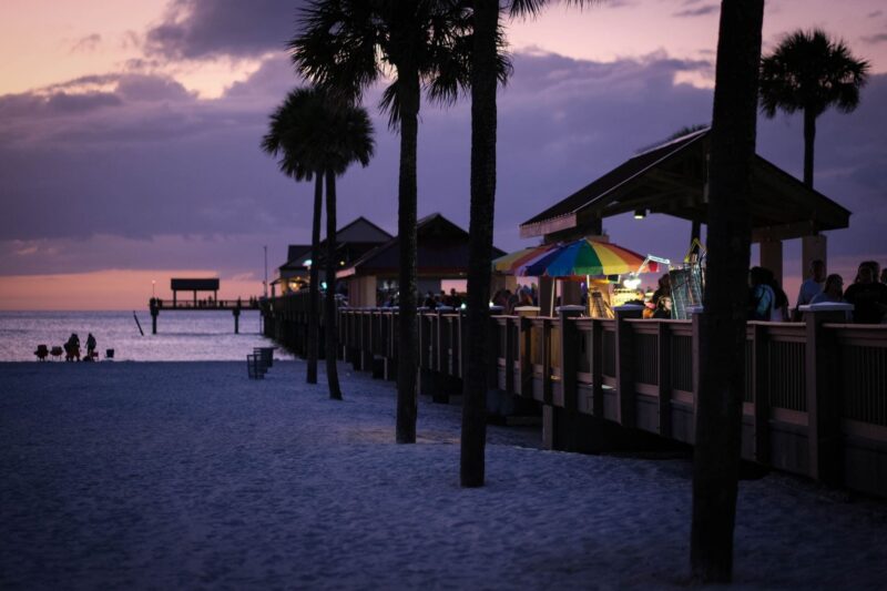 Sunset at Pier 60 in Clearwater, Florida