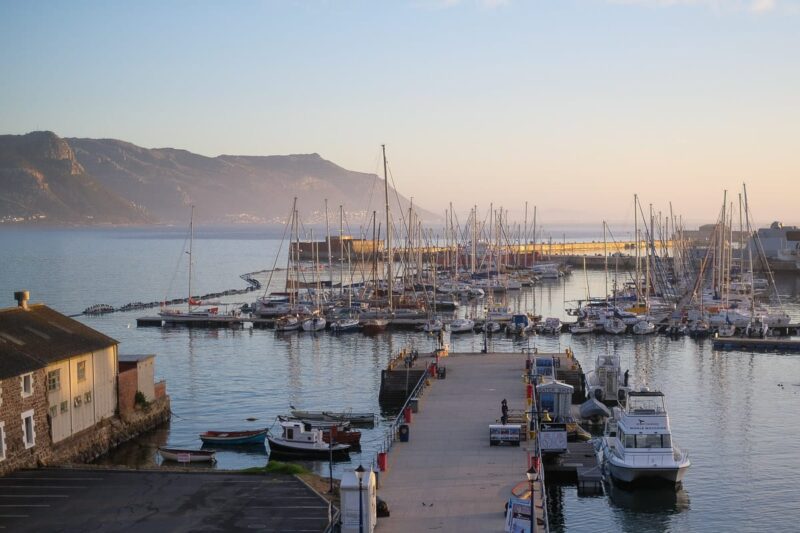 Simon's town harbour at dawn, South Africa