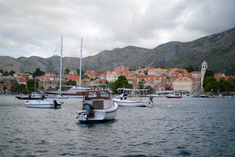 Cavtat harbour in Croatia